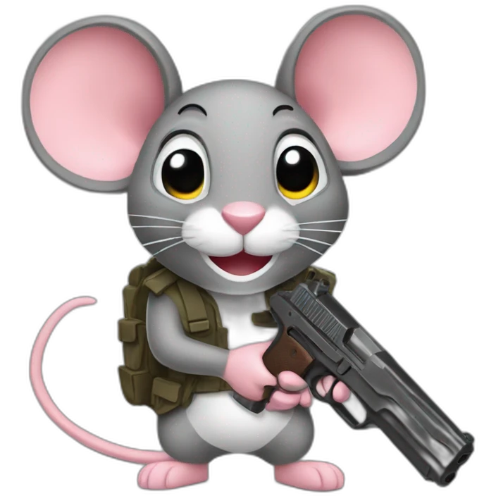 gun mouse emoji