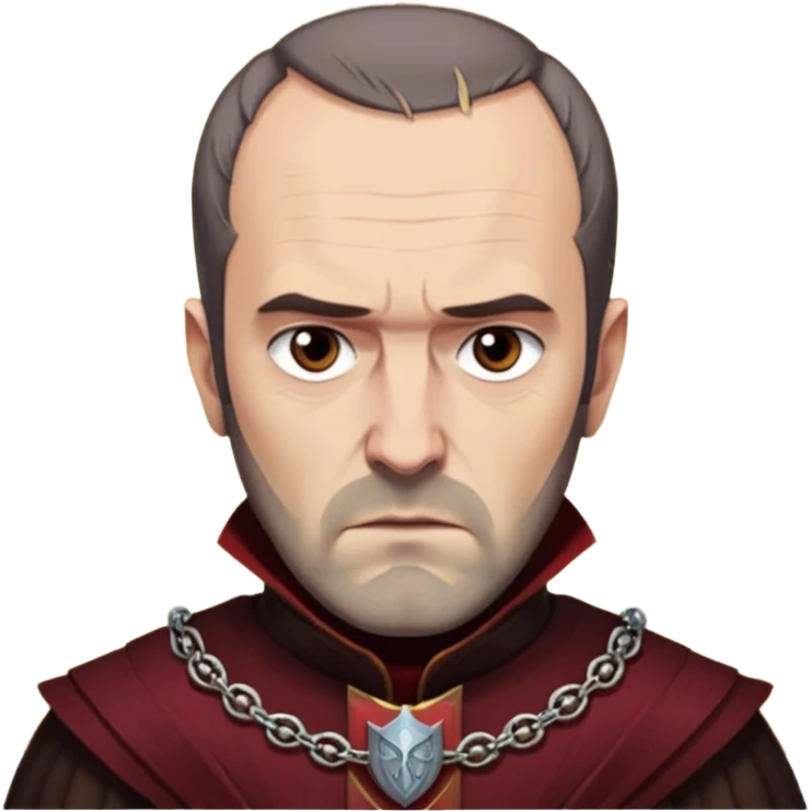 Stannis Baratheon
  from Games of throne character face only front face emoji