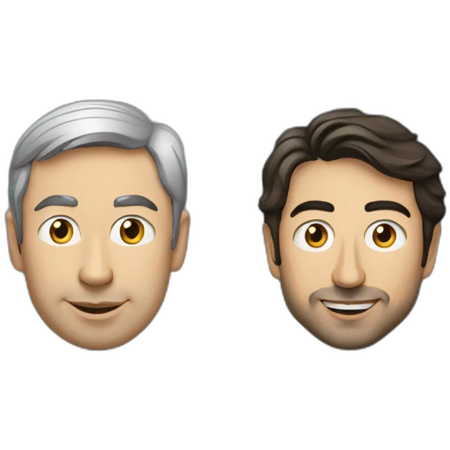 Larry Page and Sergey Brin emoji