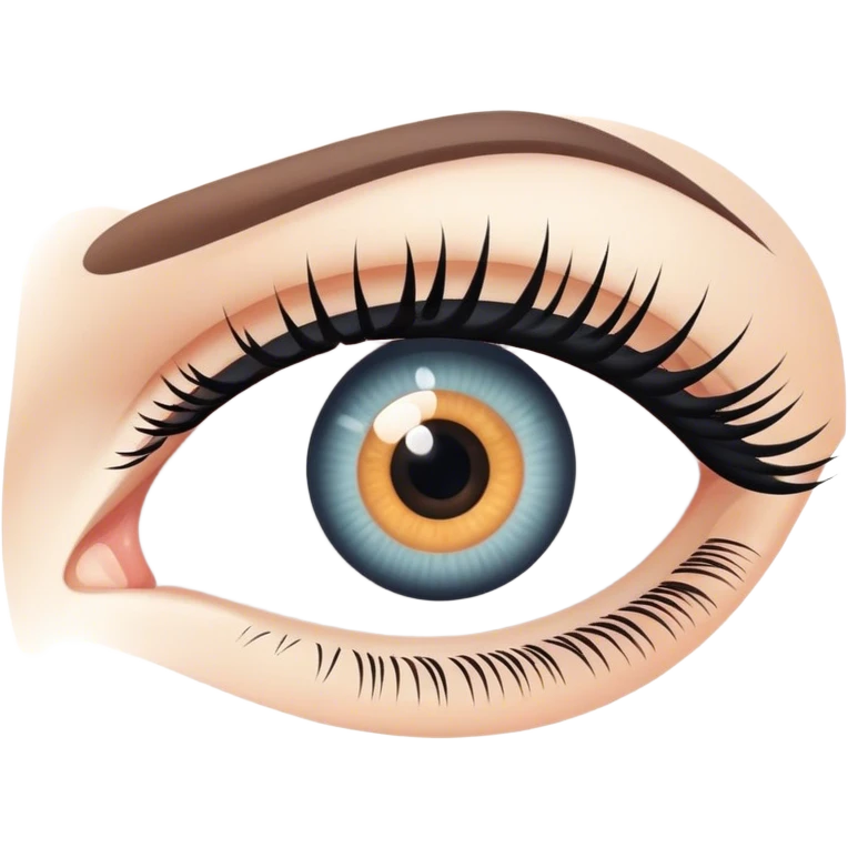 Eye with eyelashes  emoji