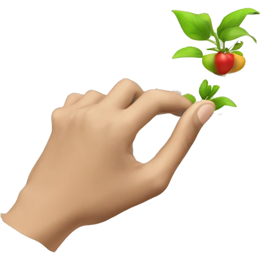 hand drawing growth graph emoji