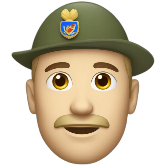 Soldat de la première guerre mondiale emoji