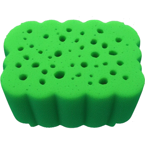 green squared thin dish sponge emoji