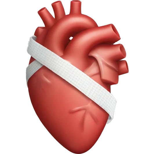  human heart with bandage emoji