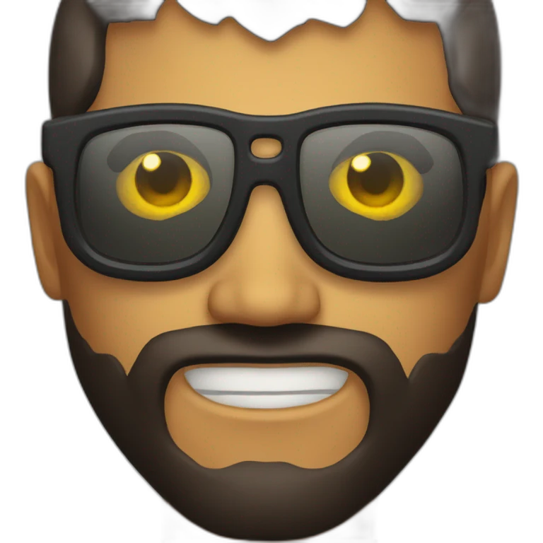 Diablo con lentes  emoji