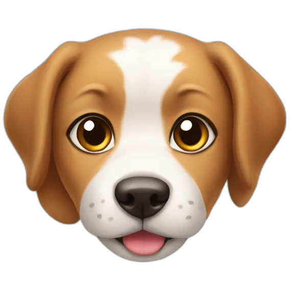 Chien cute emoji
