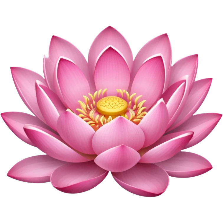 pink lotus flower emoji