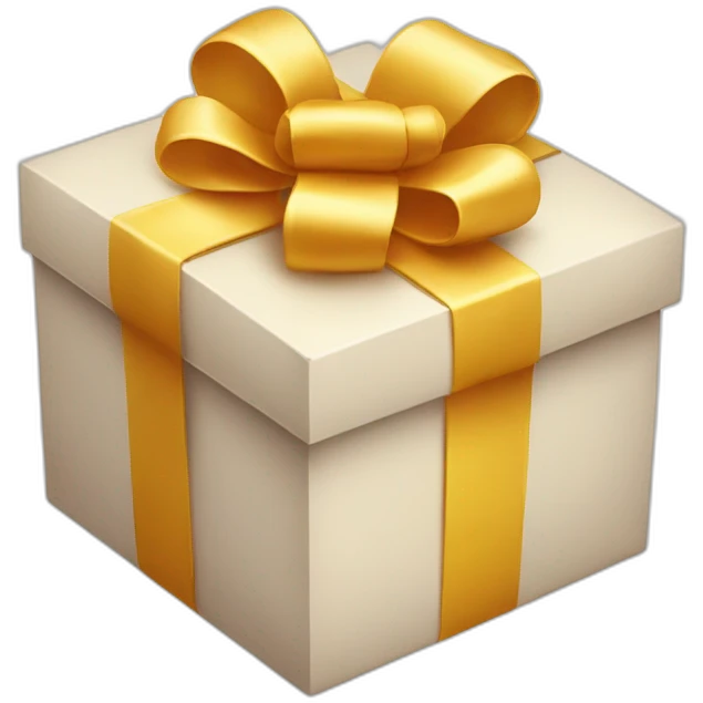 gift box with smile emoji