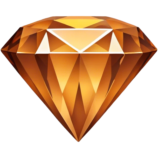 bronze colored diamond emoji