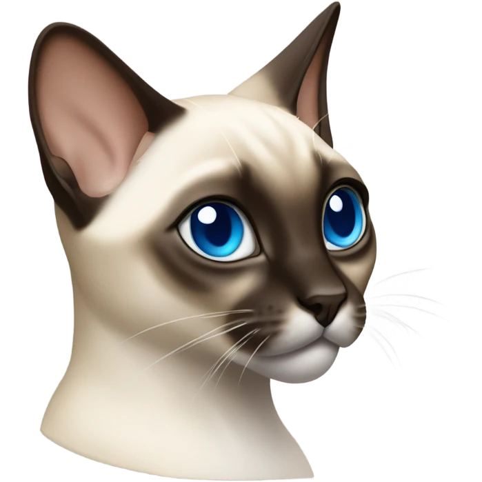 Siamese cat emoji