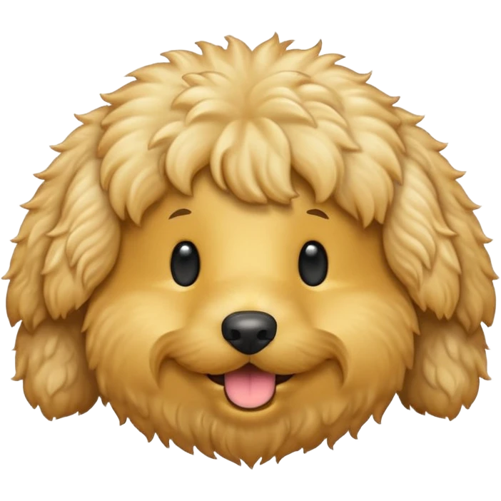 ivory golden doodle emoji  emoji