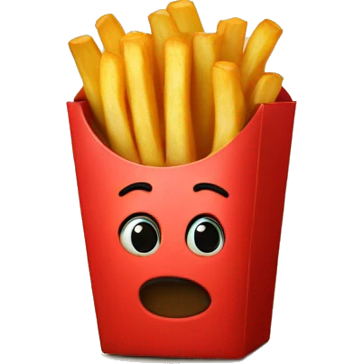 fries  with red box emoji