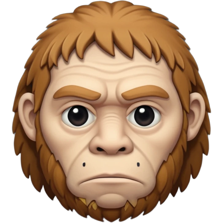 sad neanderthal emoji