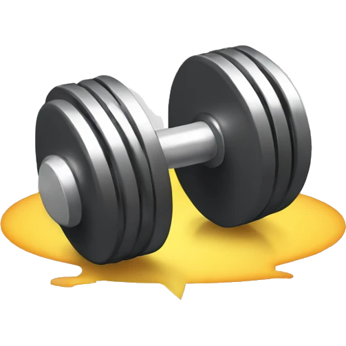 Dumbbell broken emoji