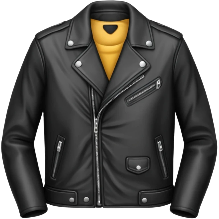 Black leather jacket emoji