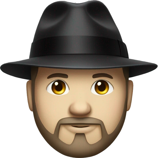 Markus Persson with Black Fedora emoji