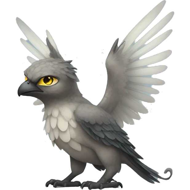 Cute cool winged animal hybrid full body  emoji