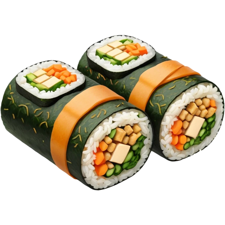 tofu kimbap roll emoji