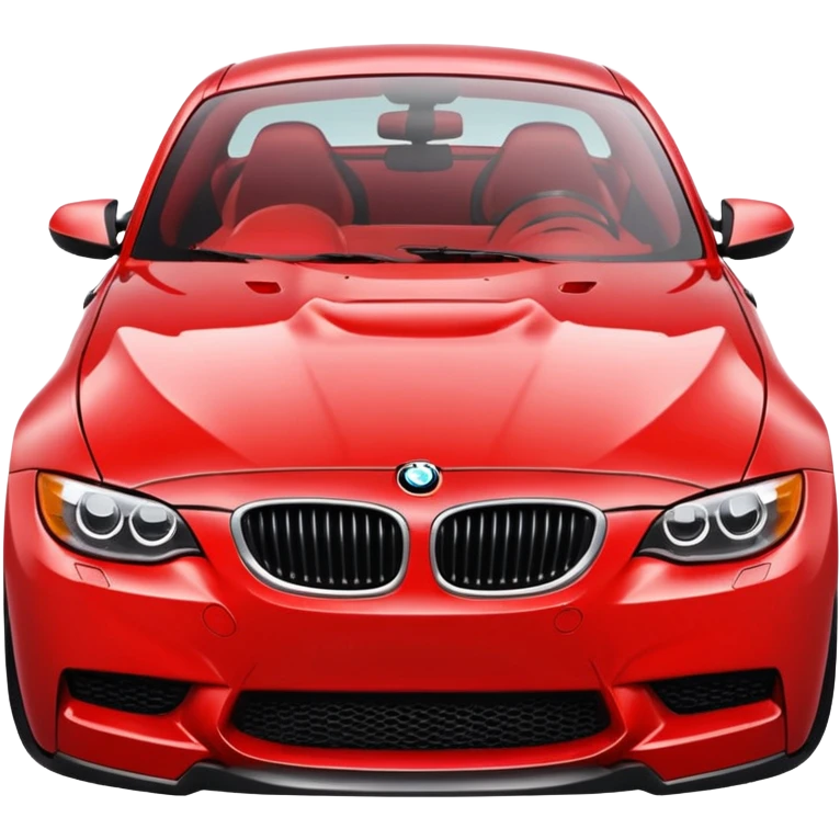 red BMW car emoji