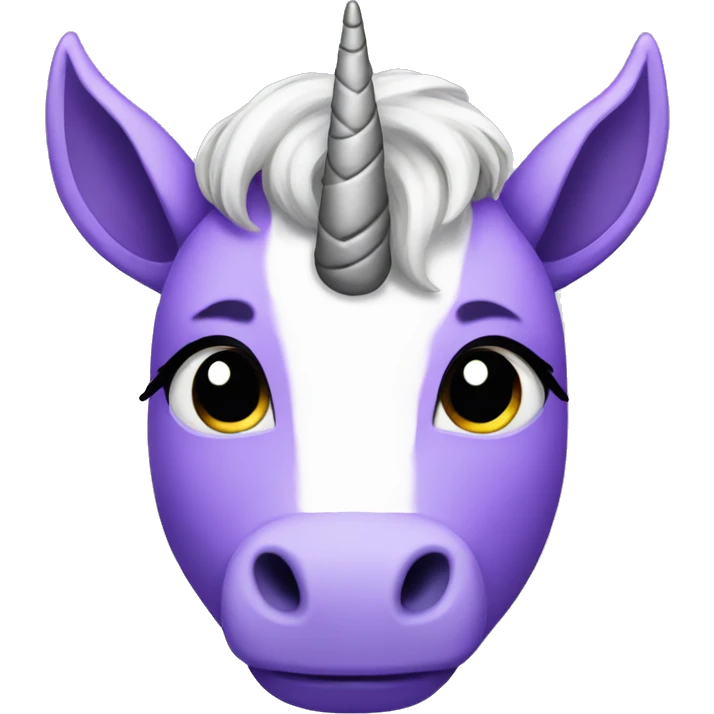 Purple Unicorn  emoji