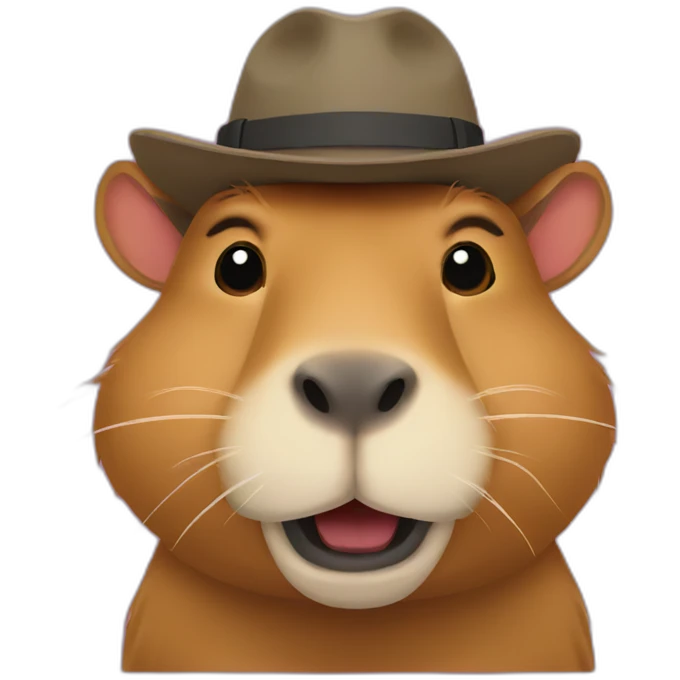 capybara hat emoji