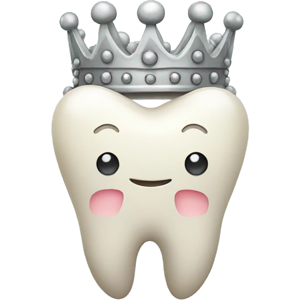 tooth with a crown  emoji