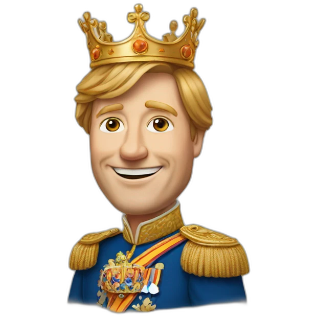 King Willem Alexander from The Netherlands emoji
