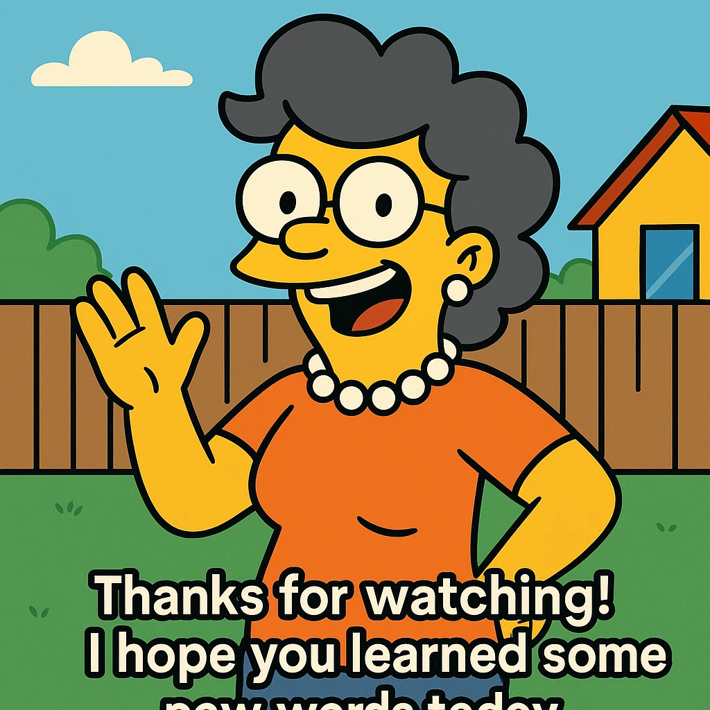 Thanks for watching! I hope you learned some new words today. If you enjoyed this video, don’t forget to like, subscribe, and share it with a friend who’s learning English too. Keep practicing a little every day — your English will get better and better! See you in the next video! emoji