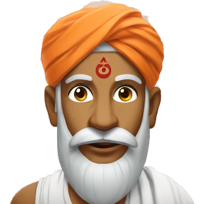 Yogi in ram mandir  emoji