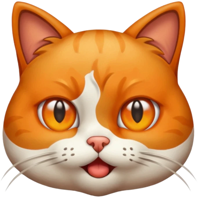 kot z kupa w oczach emoji