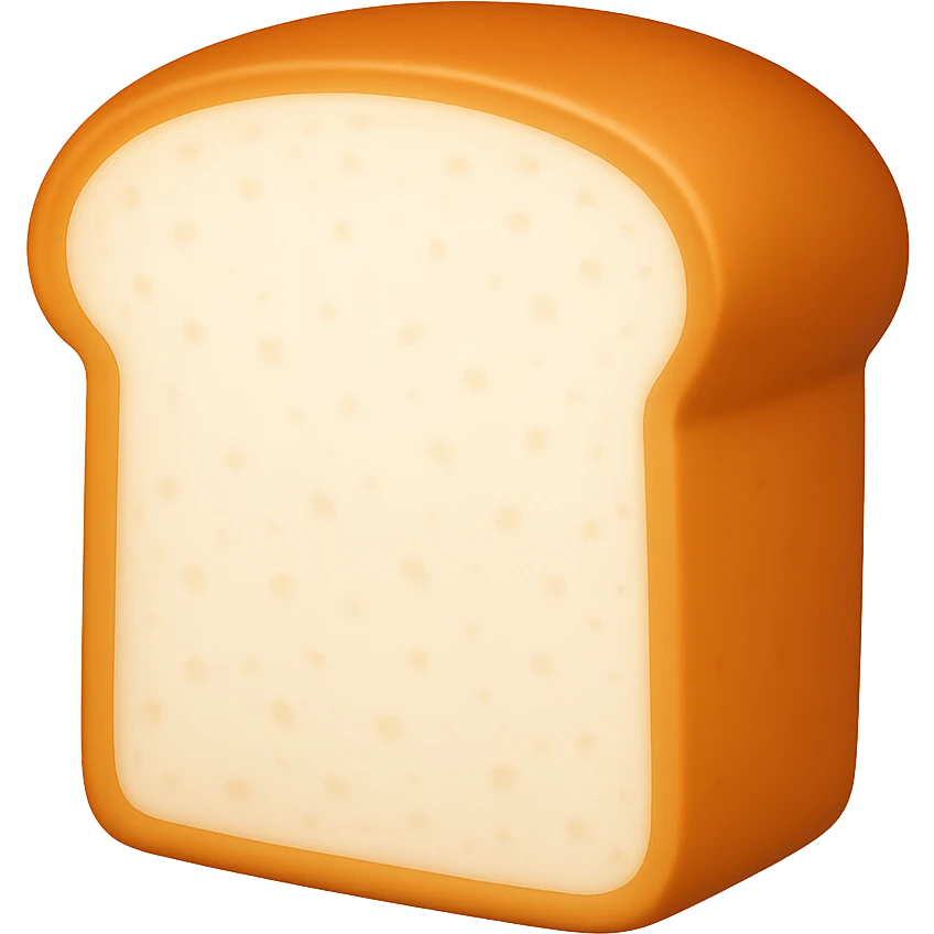 PANE BIANCO EMOJI STYLE IPHONE emoji