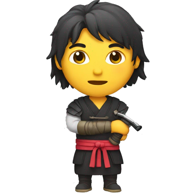 Person holding katana emoji