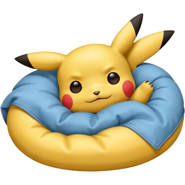 Pikachu dormido emoji