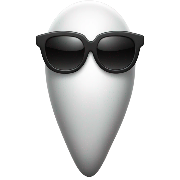 Sperm with sunglasses emoji