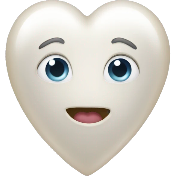 pearl heart emoji