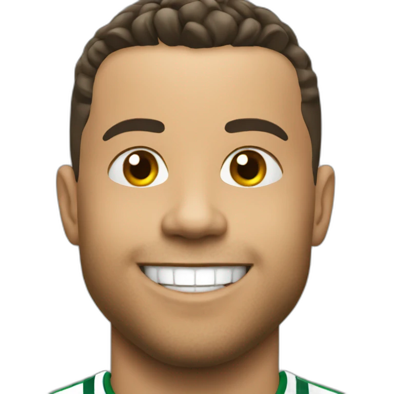 Happy ronaldo emoji
