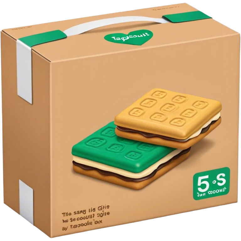 Tagalongs Girl Scout cookie box same as this on emoji