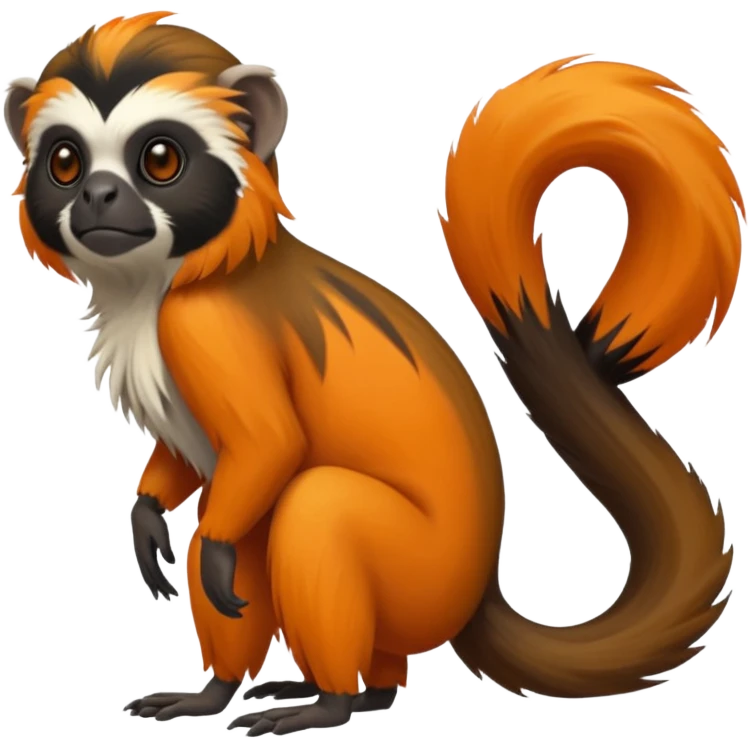 Cacomistl-Tamarin-hybrid (full body) emoji