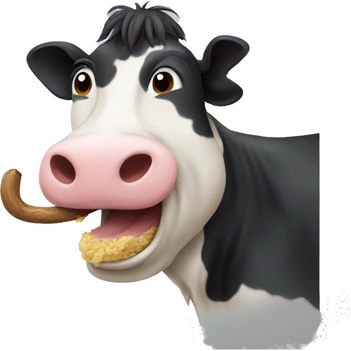 Moo deng biting emoji