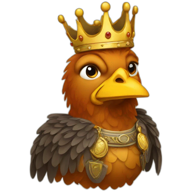 king-chiken emoji