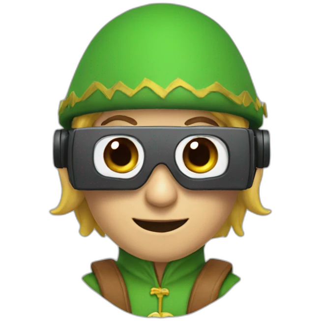 elf in vr headset emoji