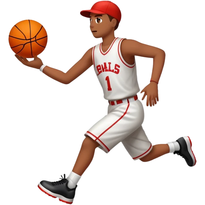 A baseball shooting a basketball  emoji