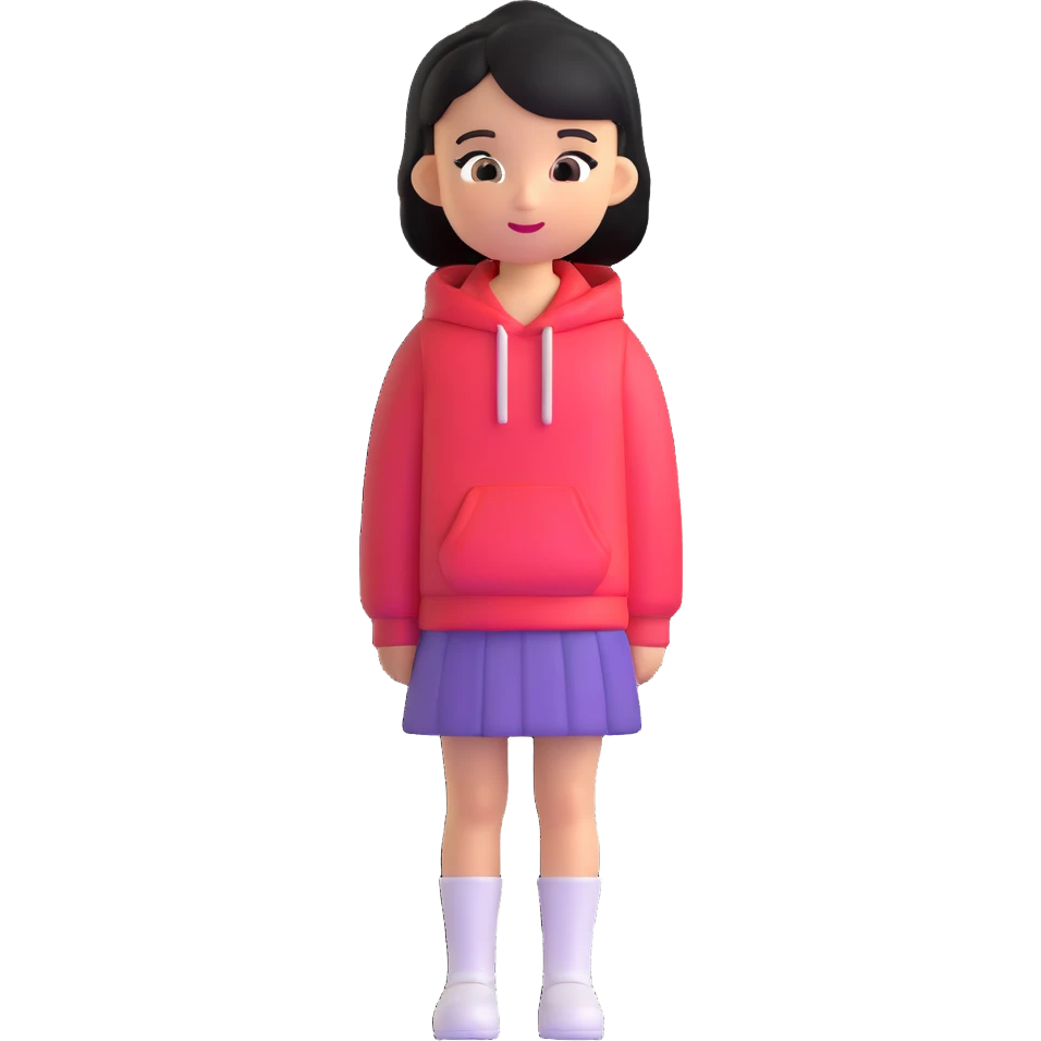 girl character emoji