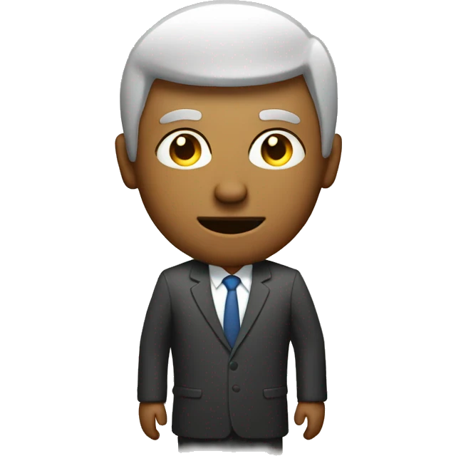 A man with speaker  emoji