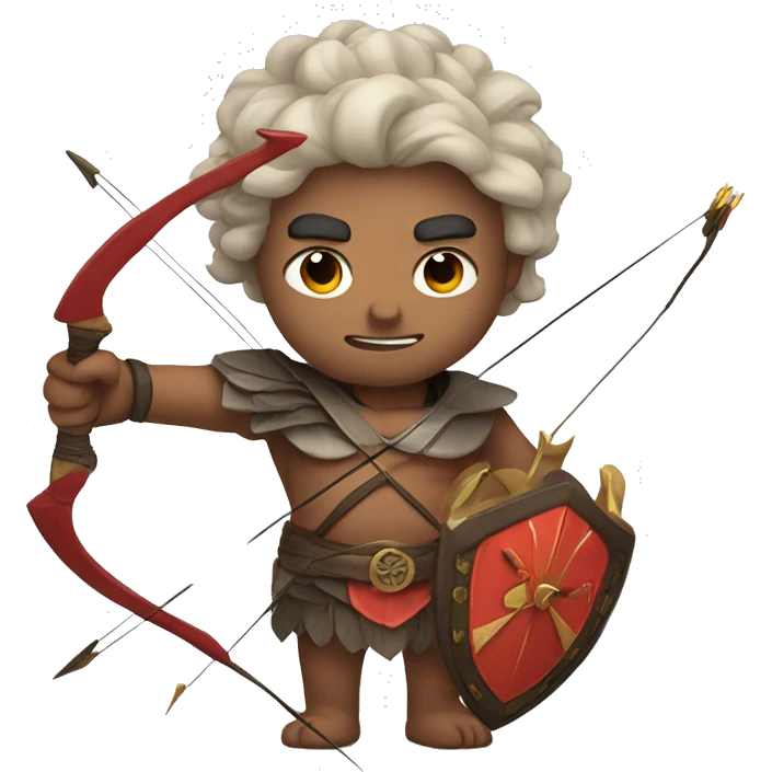 Karna with bow and arrow emoji