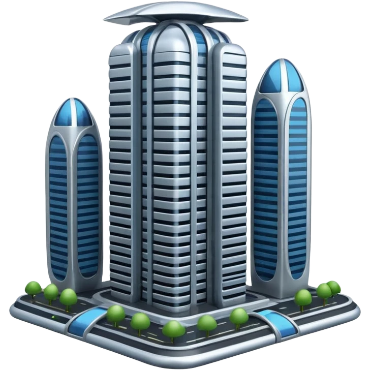 Flying Skyscraper emoji