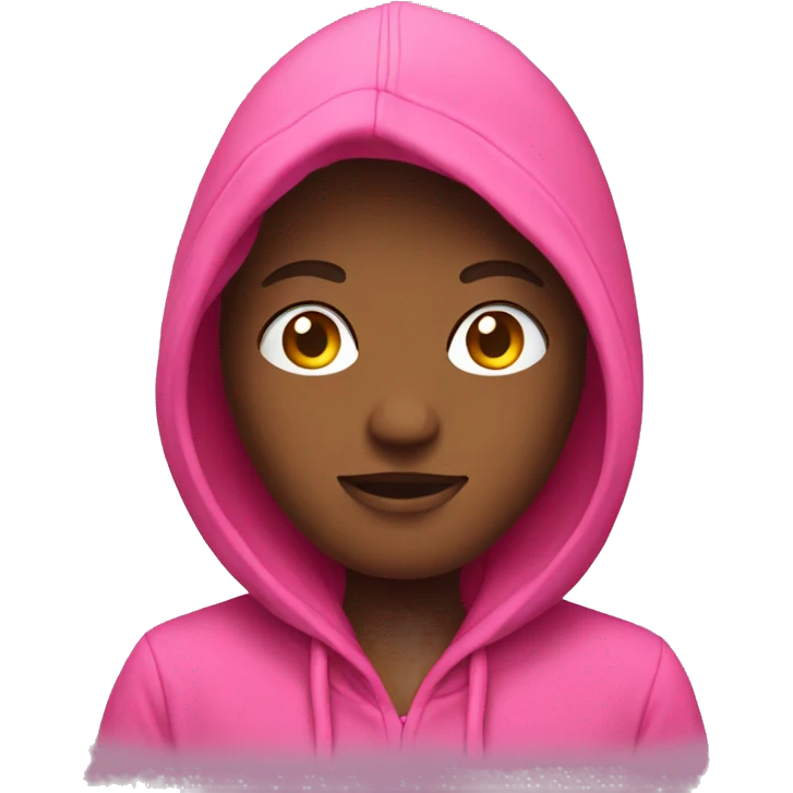 Pink hoodie  emoji