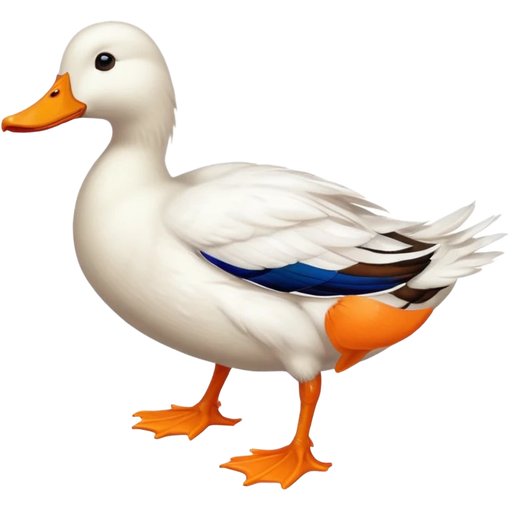 
Duck walking emoji