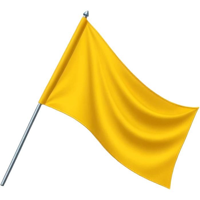 Make a yellow colour triangular flag emoji emoji