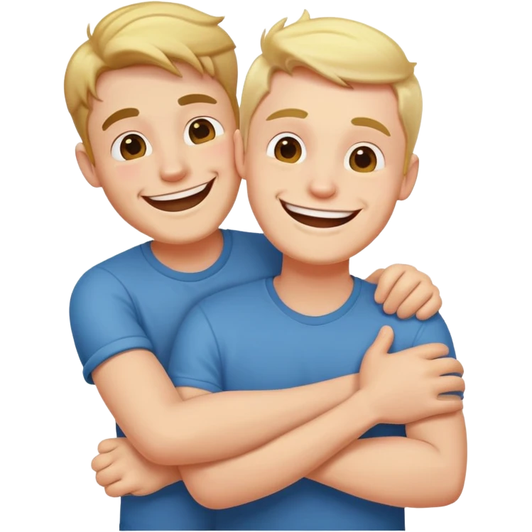 Arms crossed holding next laughing guy emoji